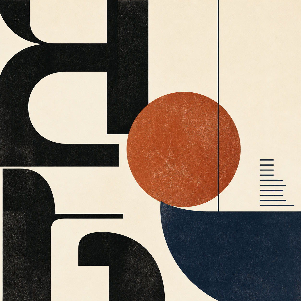 Editorial minimal album cover preview