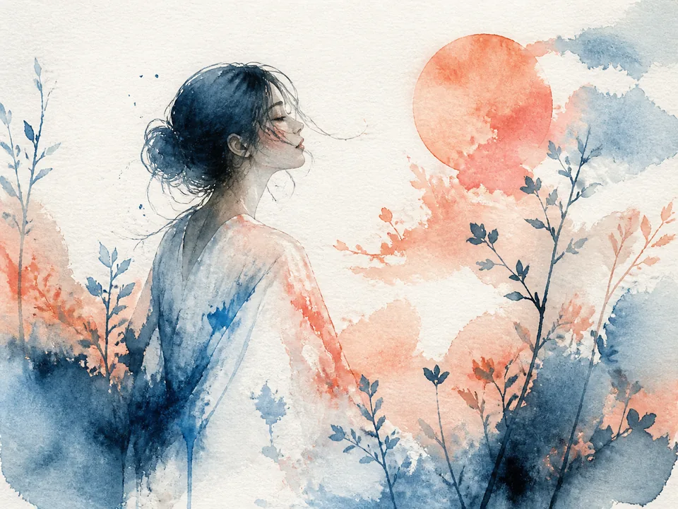 Watercolor album cover preview
